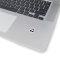 Black Spray Bunny Kiss-Cut Sticker