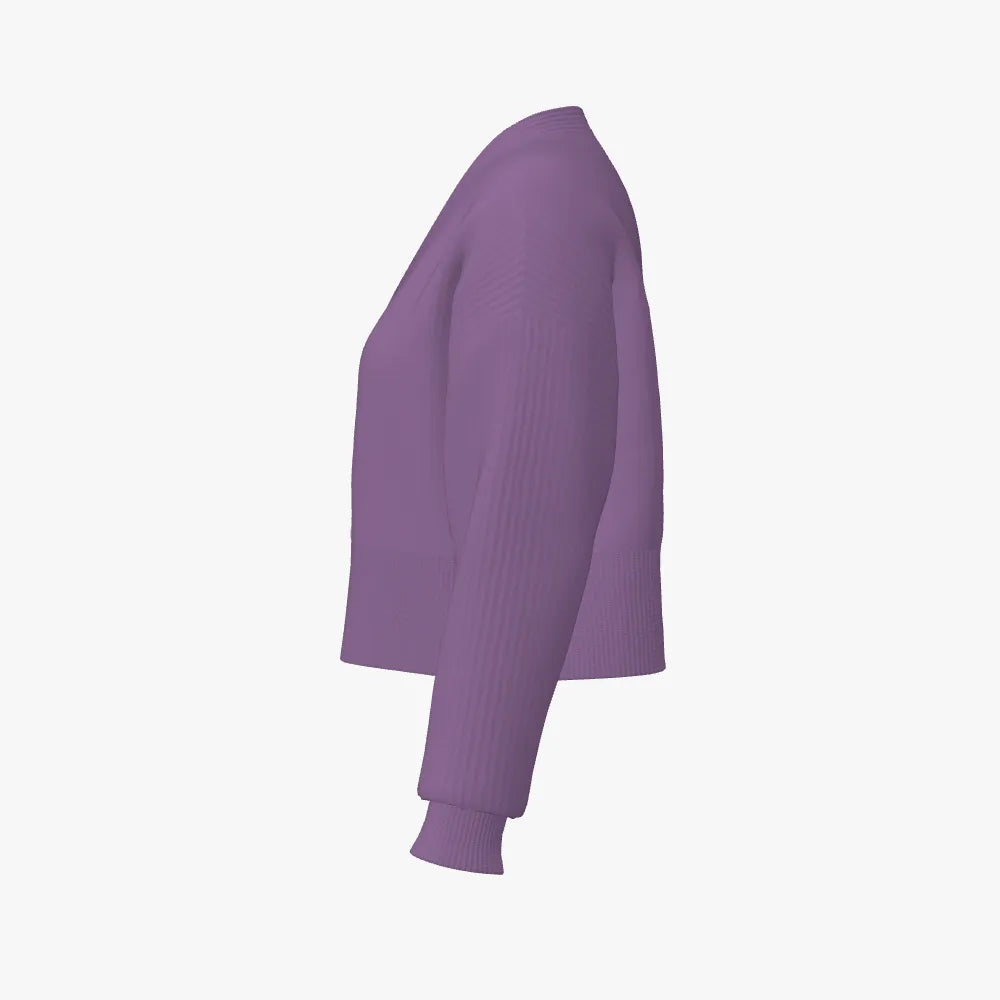 Women's Cropped Drop Shoulder Cardigan