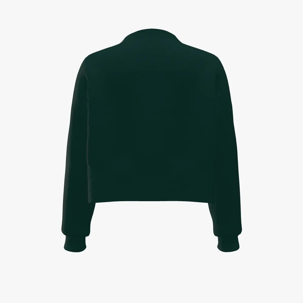 Women's Cropped Drop Shoulder Cardigan
