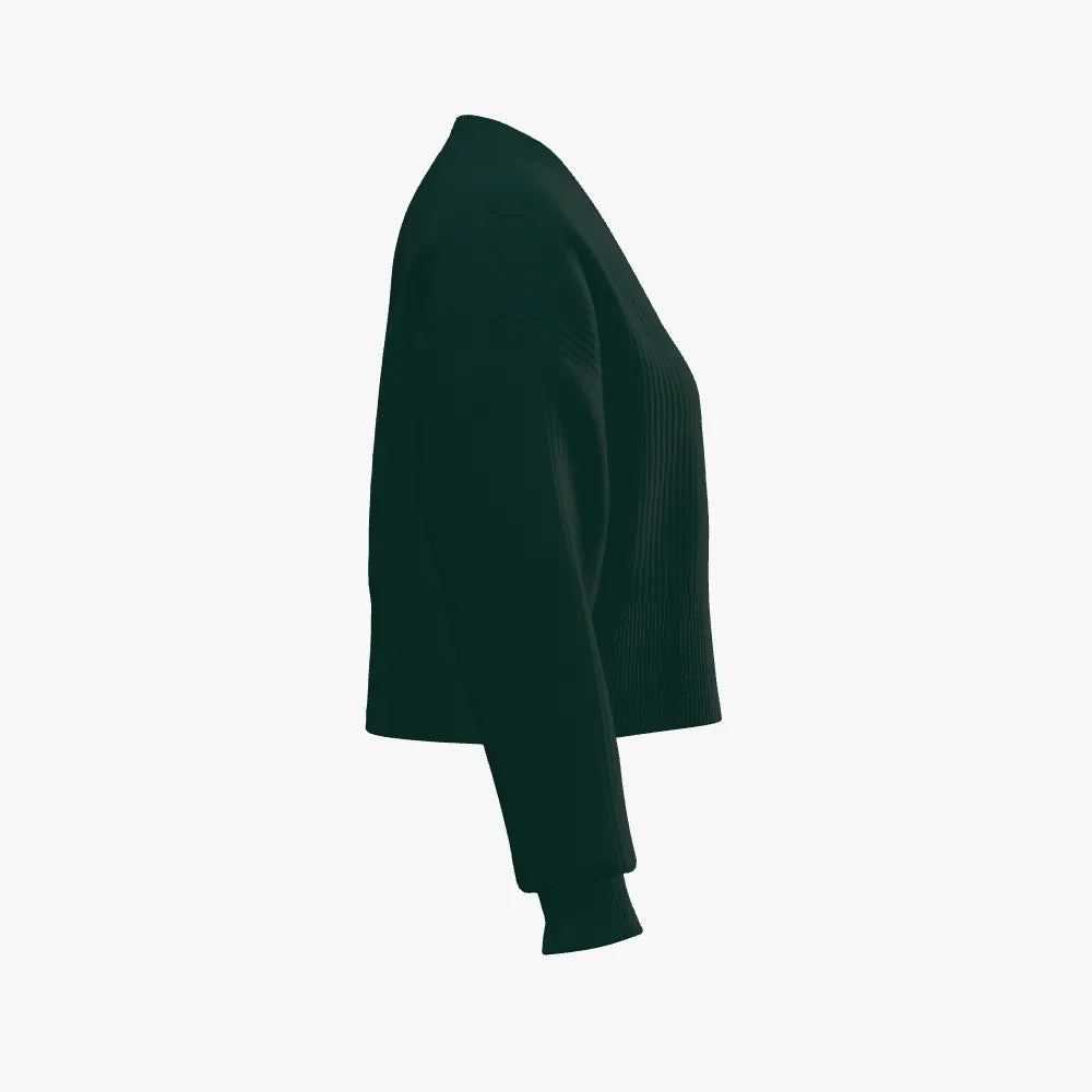 Women's Cropped Drop Shoulder Cardigan