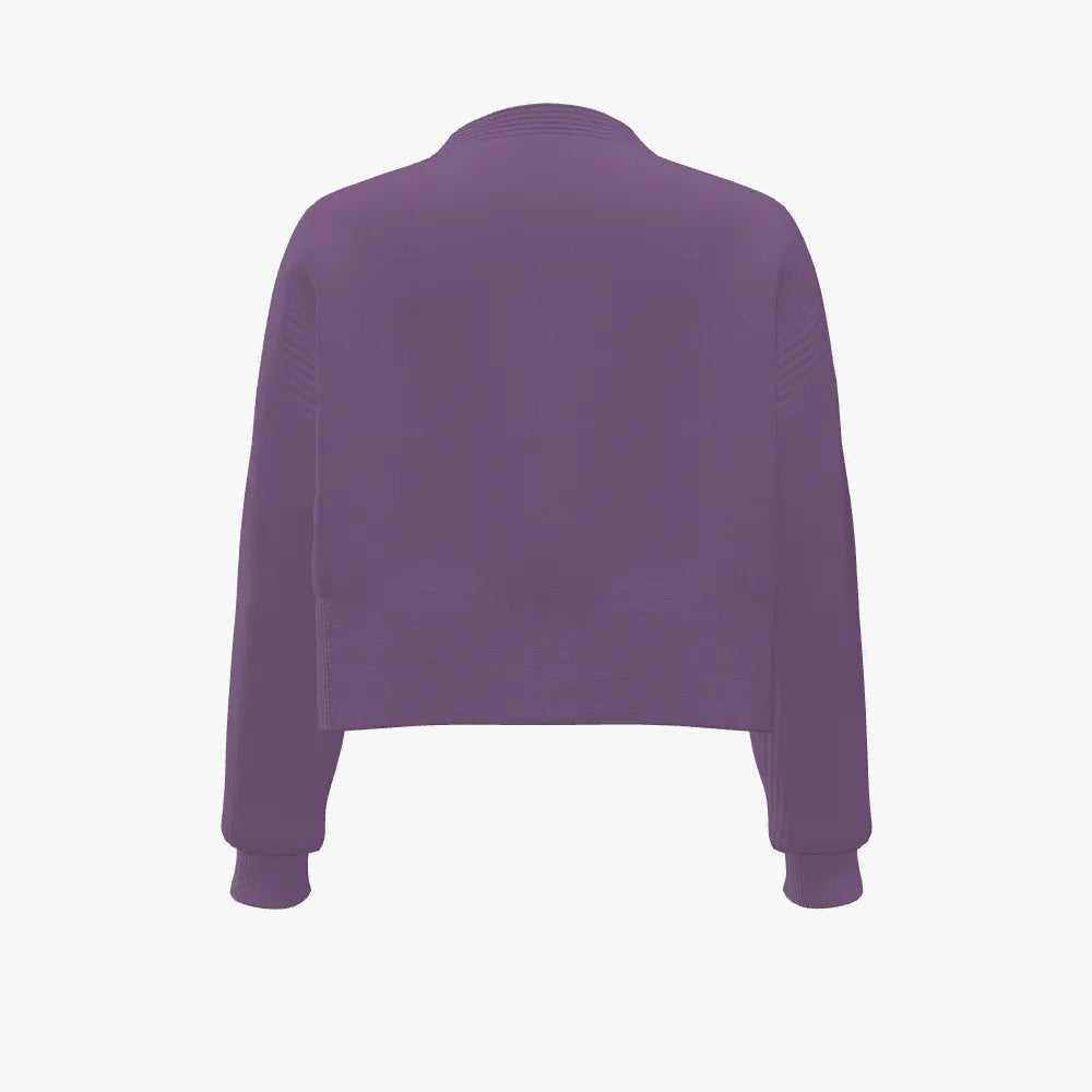 Women's Cropped Drop Shoulder Cardigan