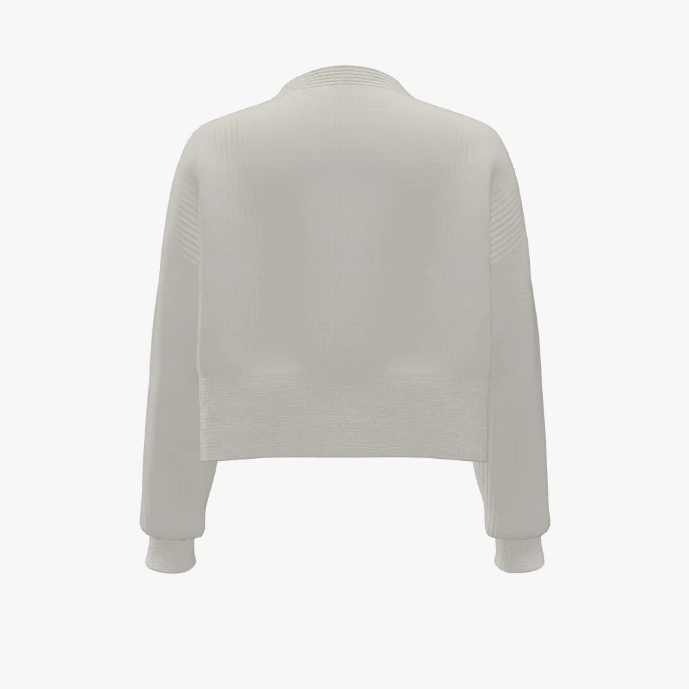 Women's Cropped Drop Shoulder Cardigan