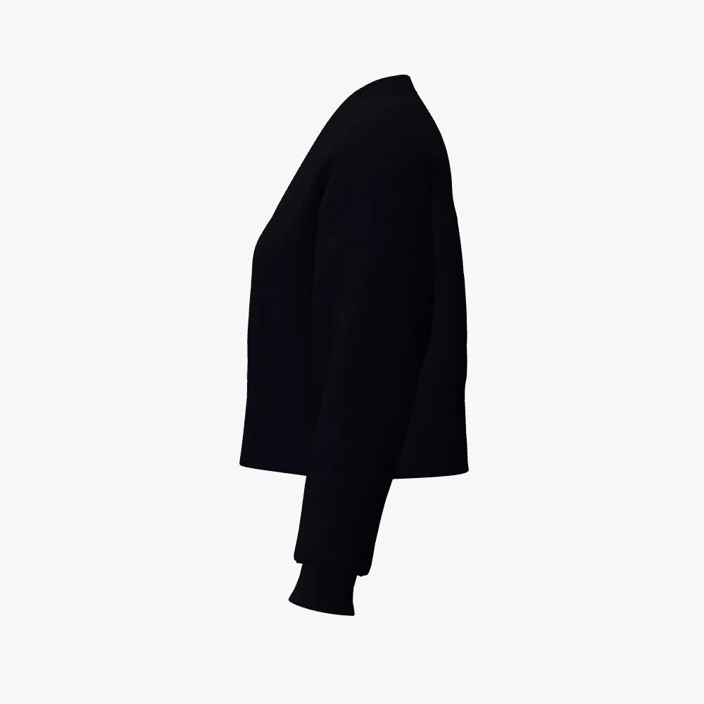 Women's Cropped Drop Shoulder Cardigan