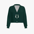 Women's Cropped Drop Shoulder Cardigan