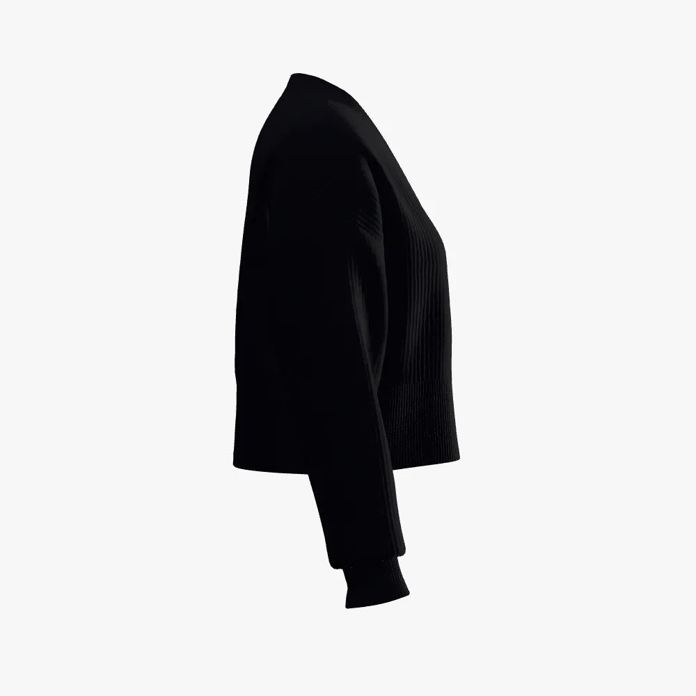 Women's Cropped Drop Shoulder Cardigan