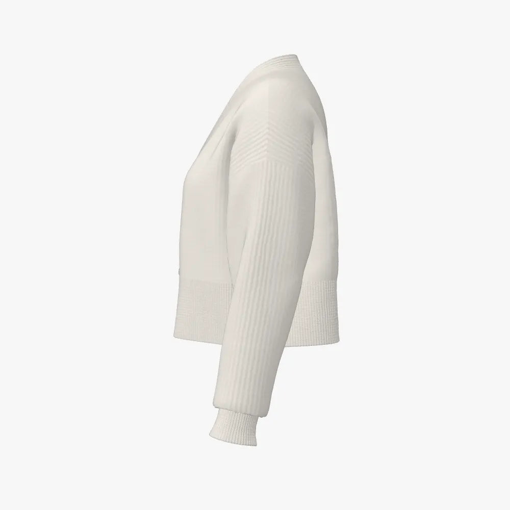 Women's Cropped Drop Shoulder Cardigan