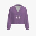 Women's Cropped Drop Shoulder Cardigan